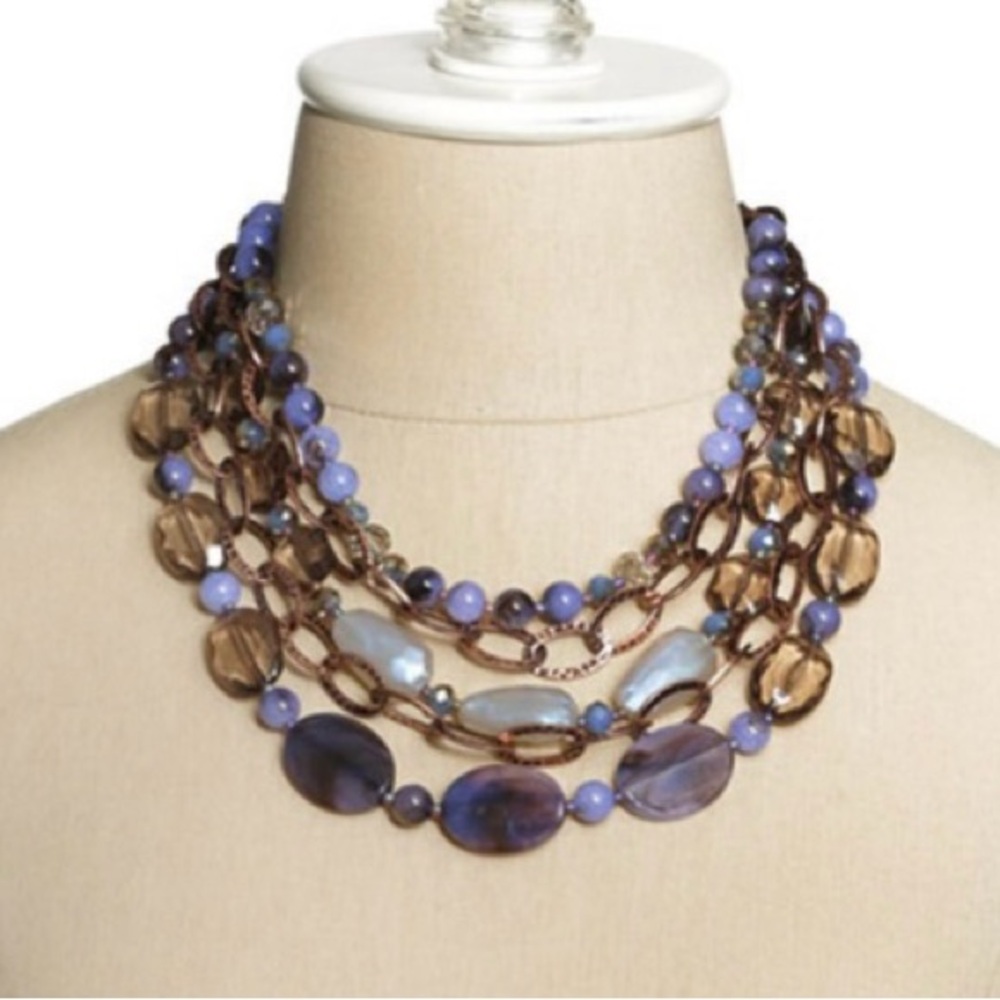 🪷Premier Designs English Rose Necklace - Picture 2 of 7